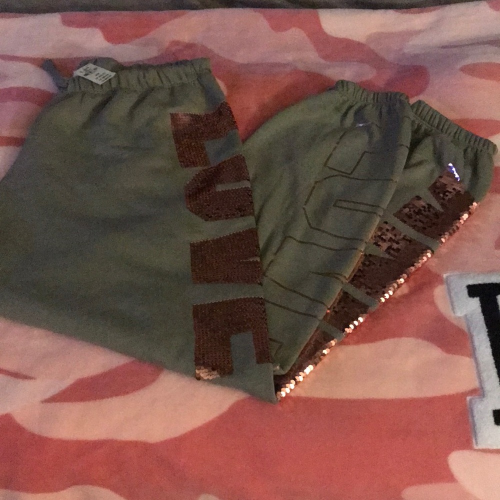 Victoria secret pink bling sweats